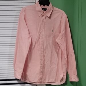 Ralph Lauren Light Orange Casual Button Down Shirt